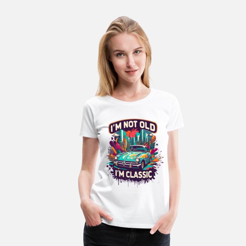 I'm Not Old I'm Classic Funny Car Graphic for Mens