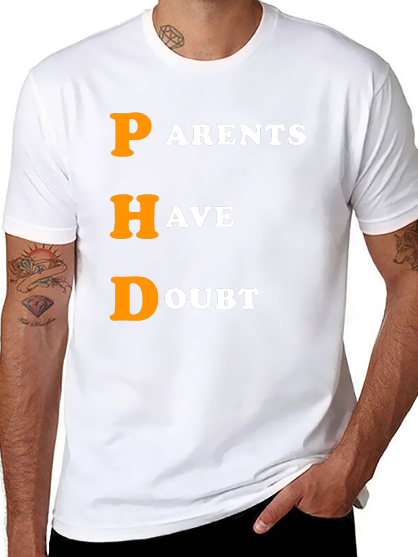 PHD Parents Have Doubt Graphic T-Shirt