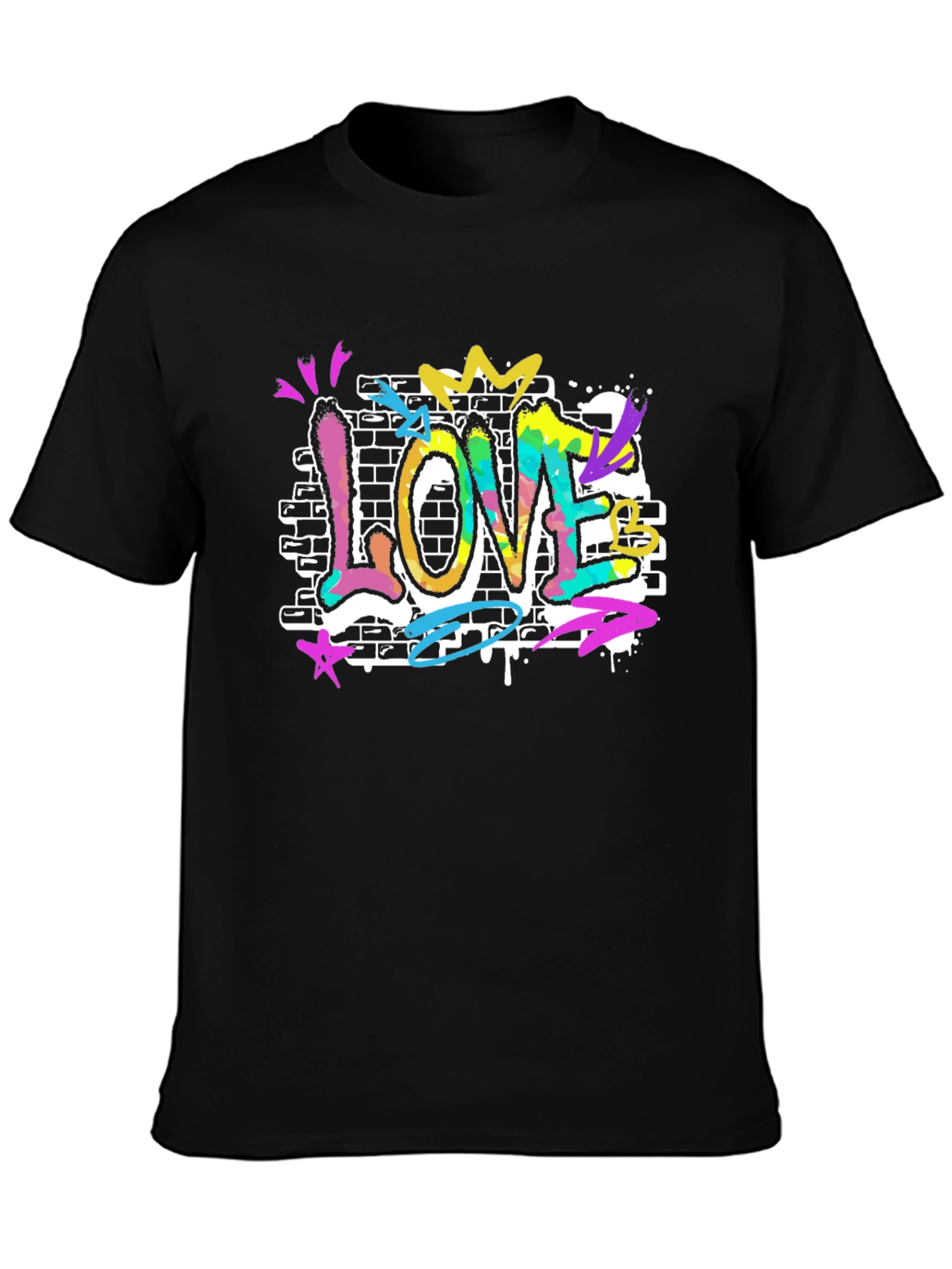 LOVE Graffiti Tee - Urban Style T-Shirt
