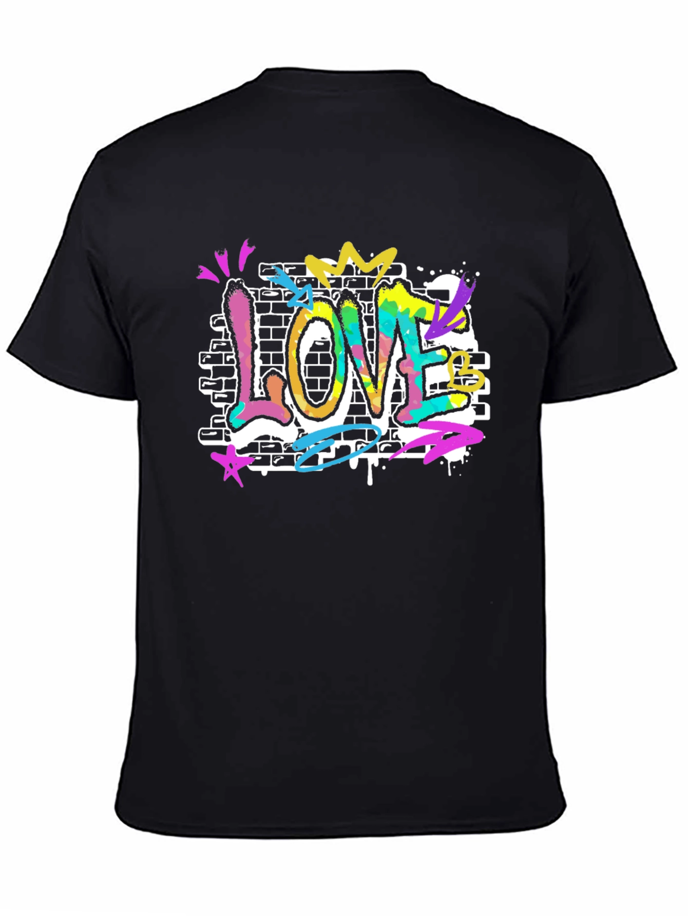 LOVE Graffiti Tee - Urban Style T-Shirt