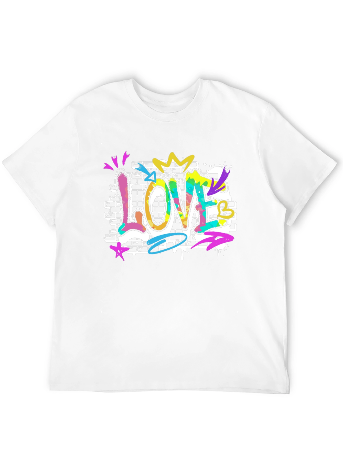 LOVE Graffiti Tee - Urban Style T-Shirt