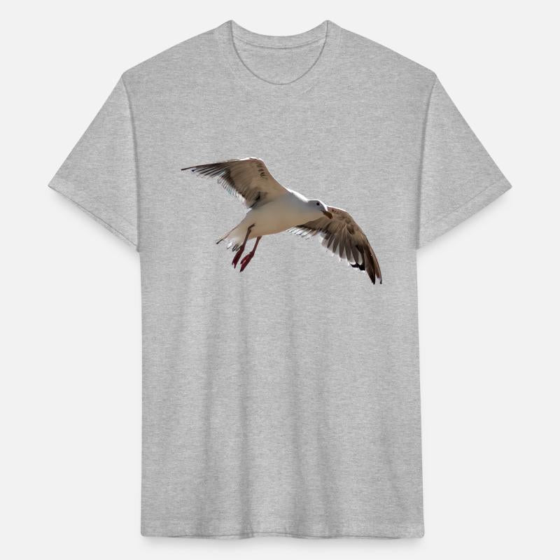 In-Flight Caspian Gull