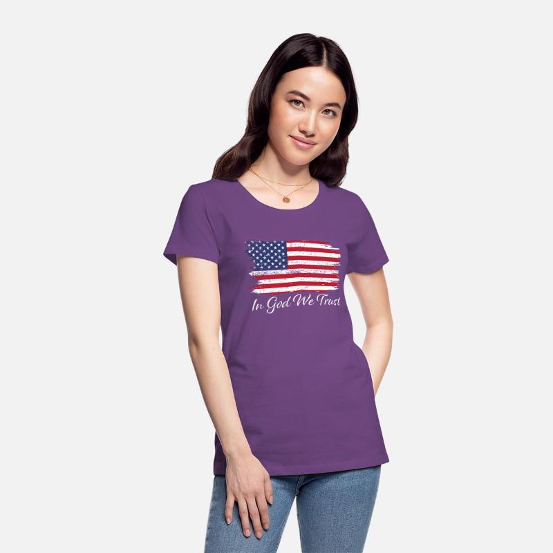 In God We Trust Us Flag Patriotic