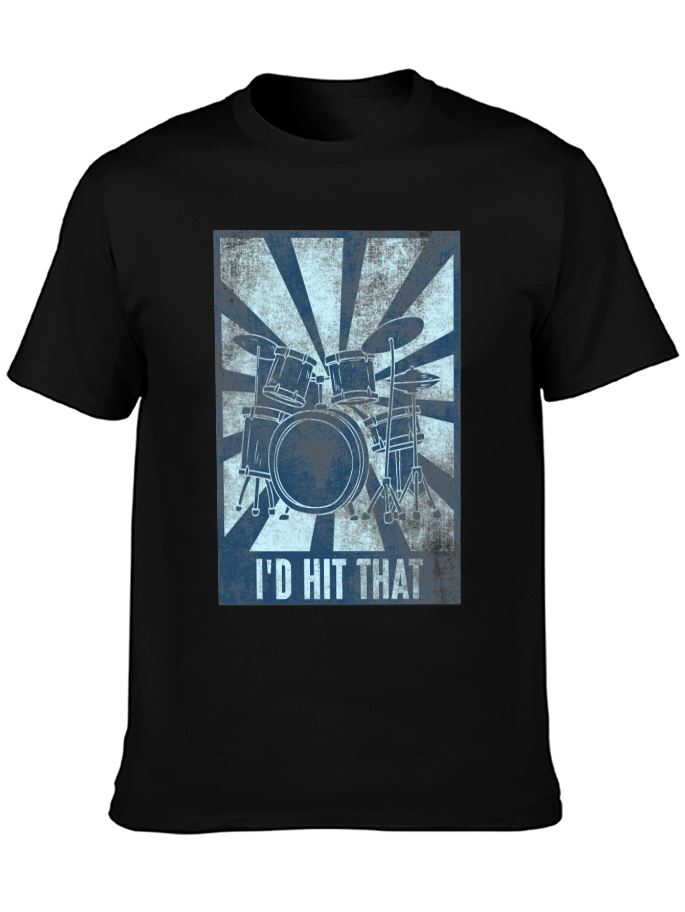 Id Hit That Drum Set Graphic Tee