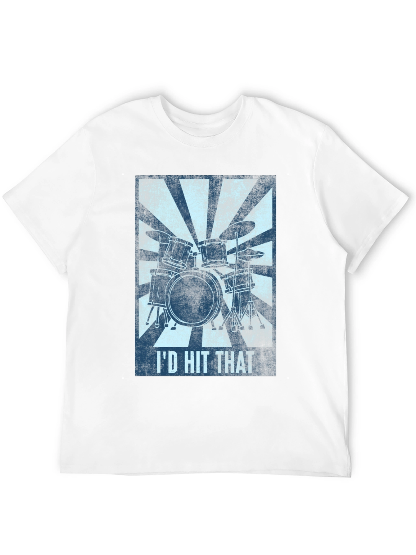 Id Hit That Drum Set Graphic Tee