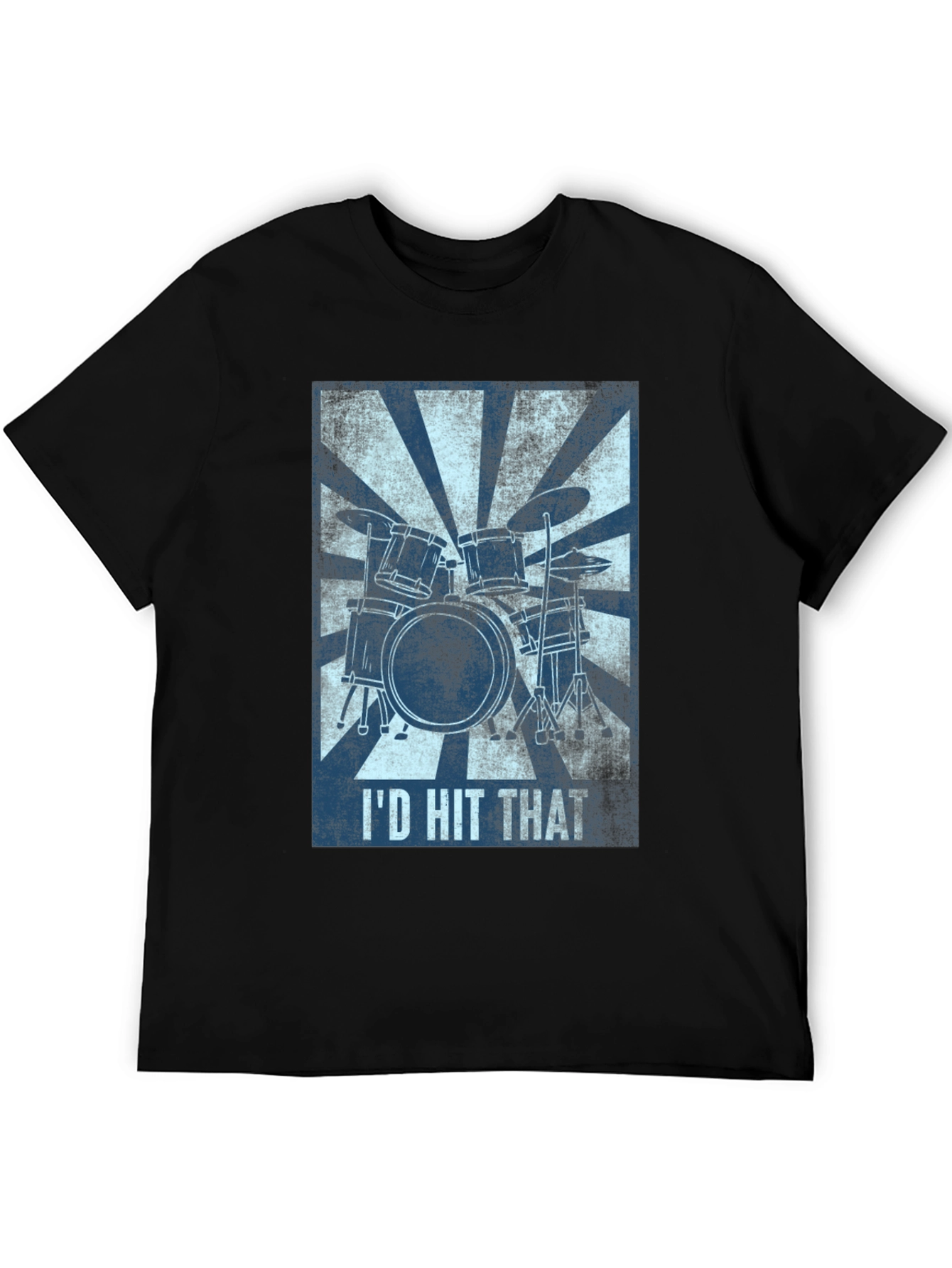 Id Hit That Drum Set Graphic Tee