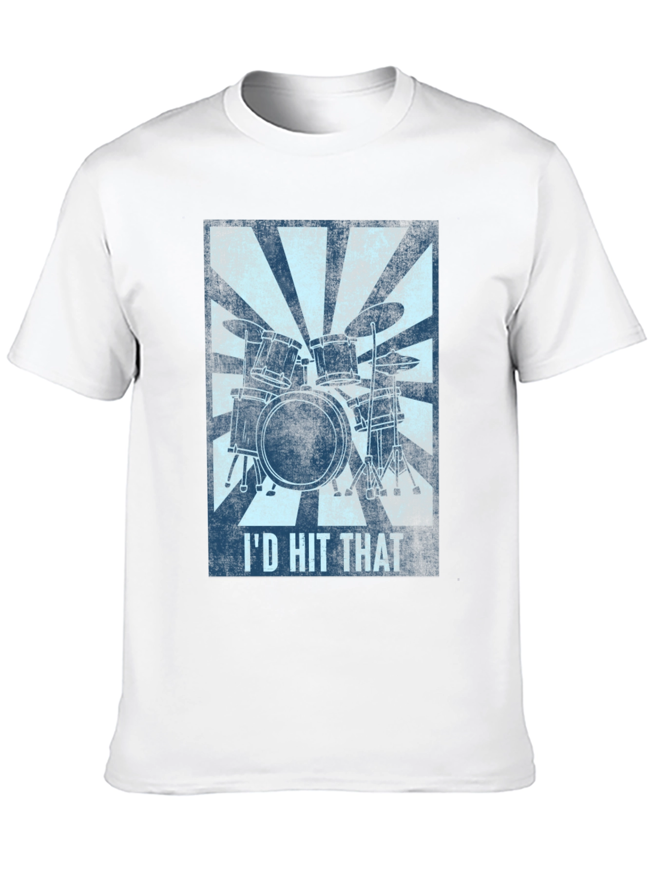 Id Hit That Drum Set Graphic Tee