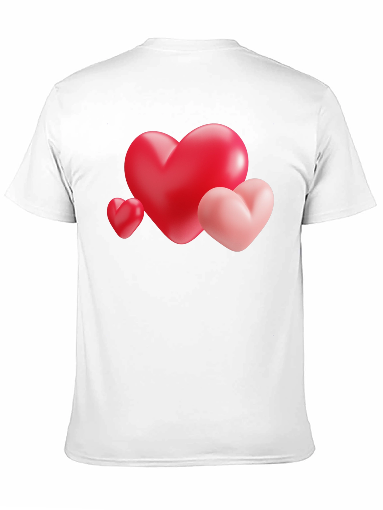 Heart Trio Graphic Tee - Valentines Day Shirt