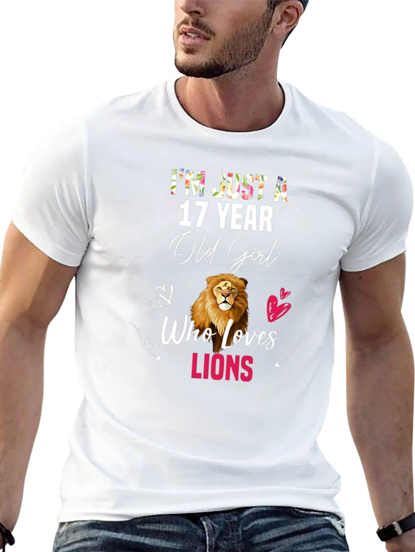17 Year Old Girl Who Loves Lions T-Shirt