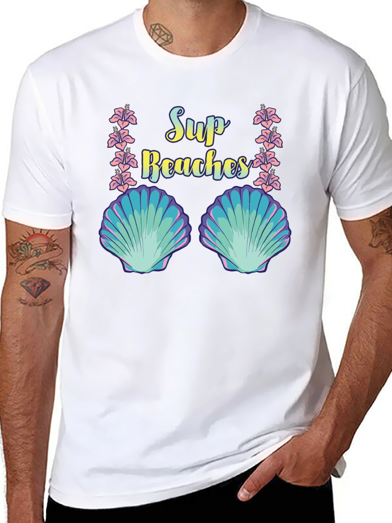 Sup Beaches Seashell T-Shirt