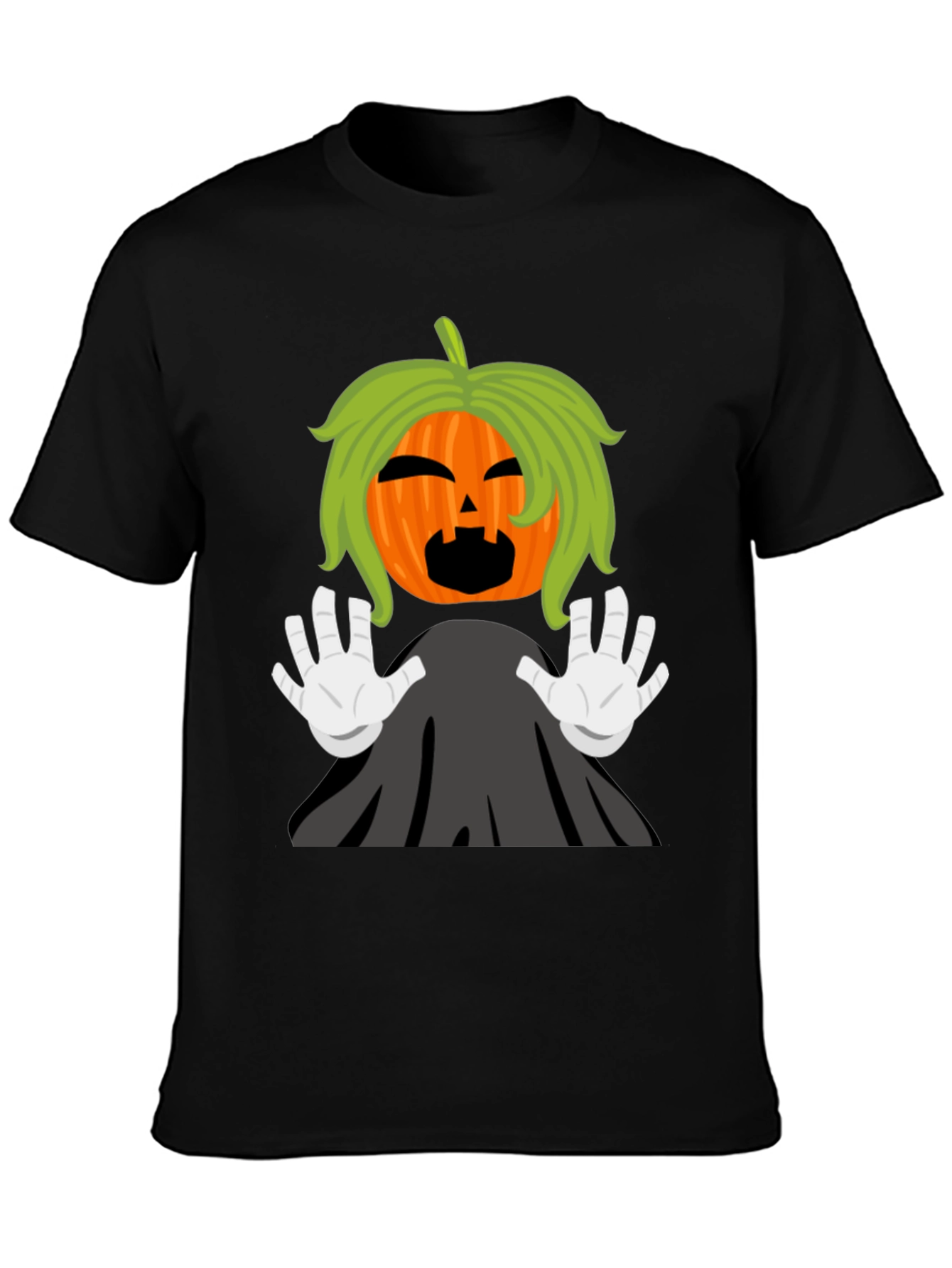 Halloween Pumpkin Ghost Graphic T-Shirt