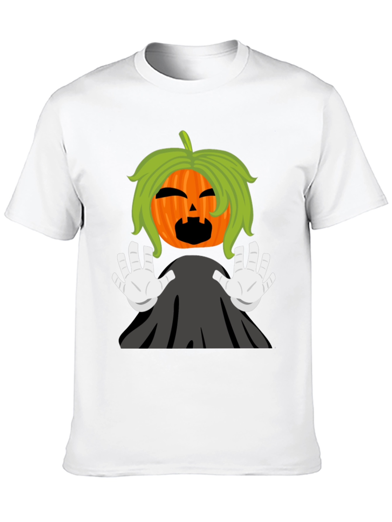 Halloween Pumpkin Ghost Graphic T-Shirt
