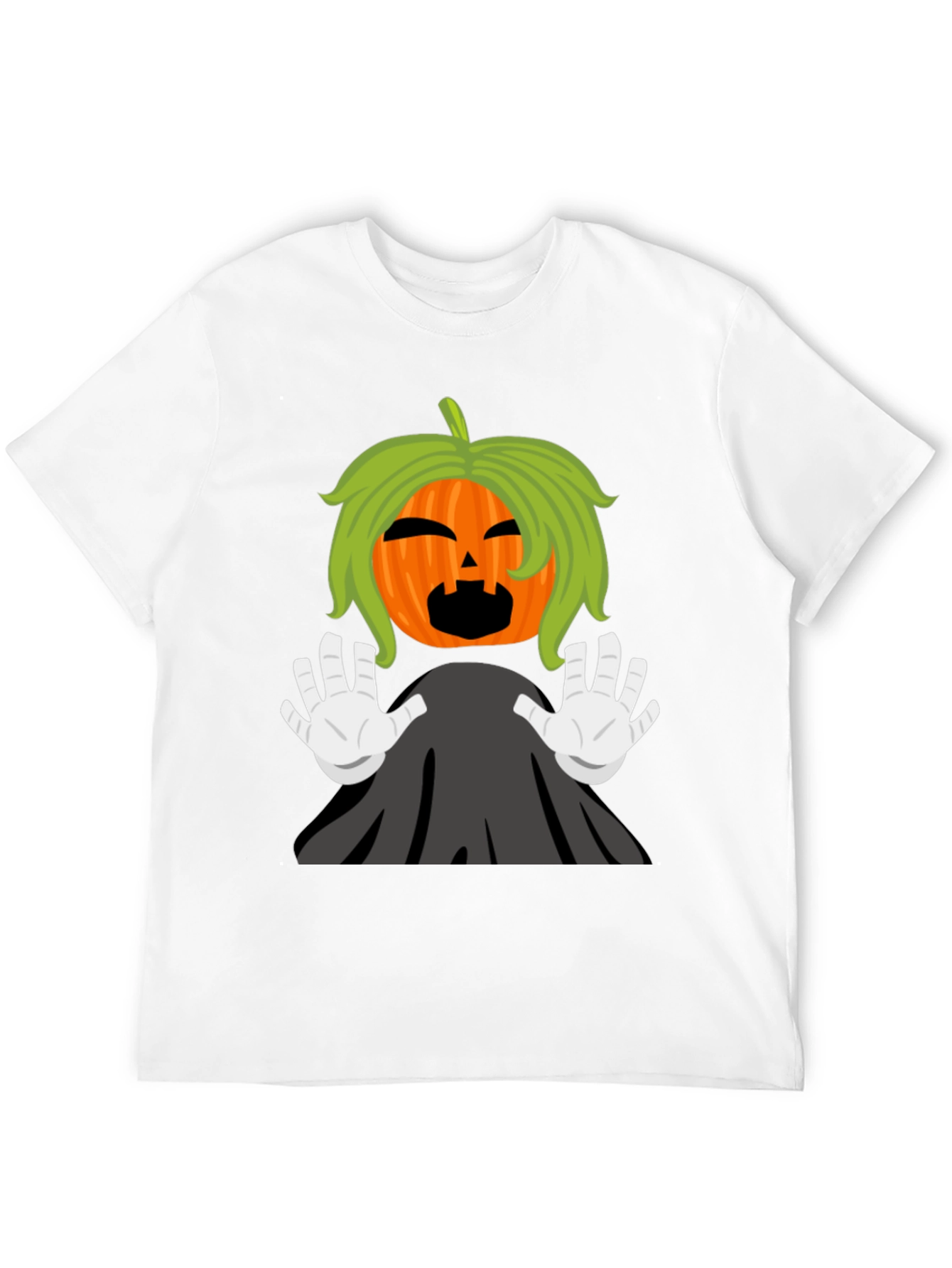 Halloween Pumpkin Ghost Graphic T-Shirt