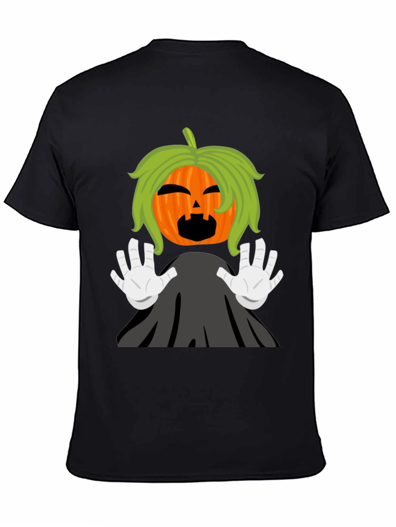 Halloween Pumpkin Ghost Graphic T-Shirt