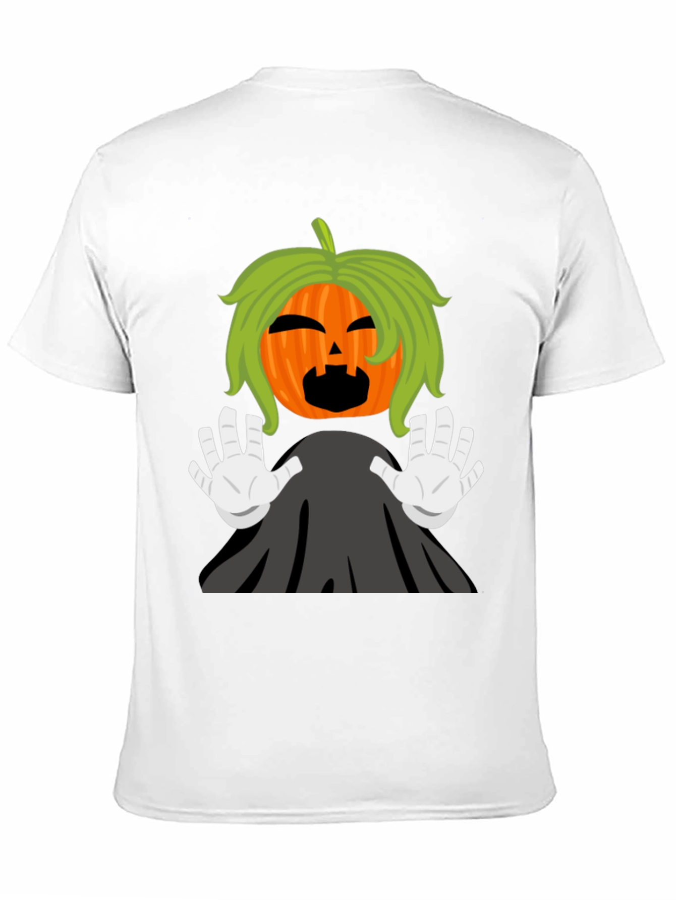 Halloween Pumpkin Ghost Graphic T-Shirt