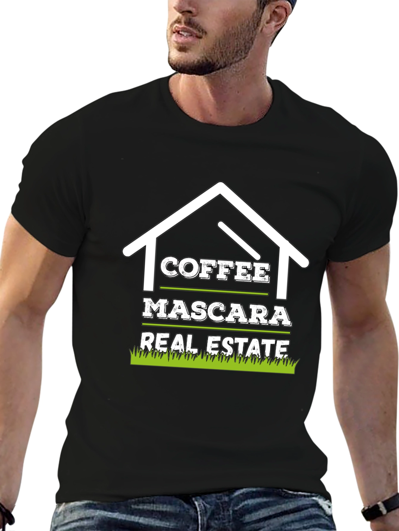 Coffee Mascara Real Estate T-Shirt