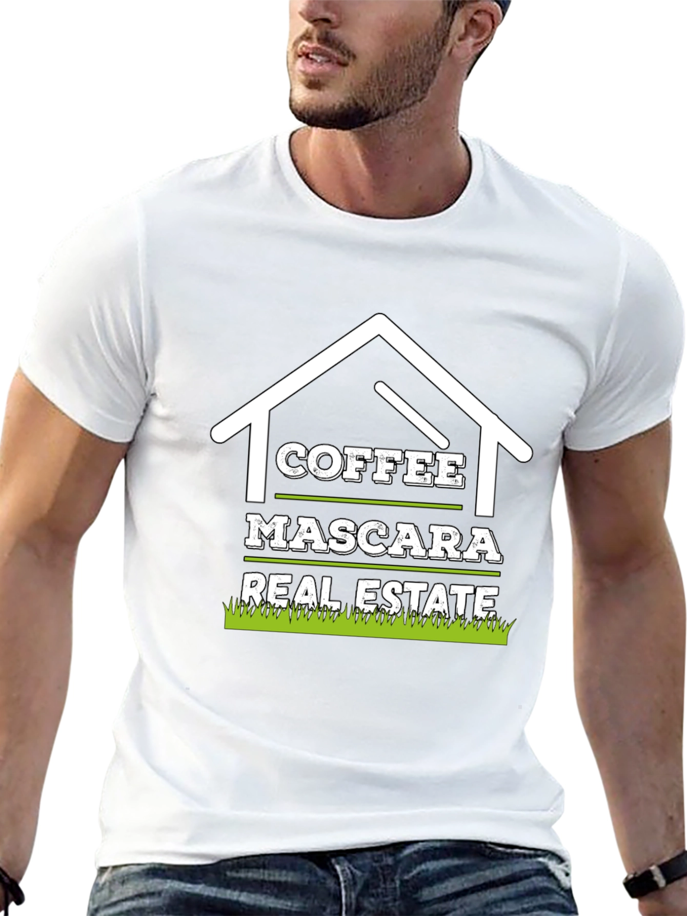 Coffee Mascara Real Estate T-Shirt