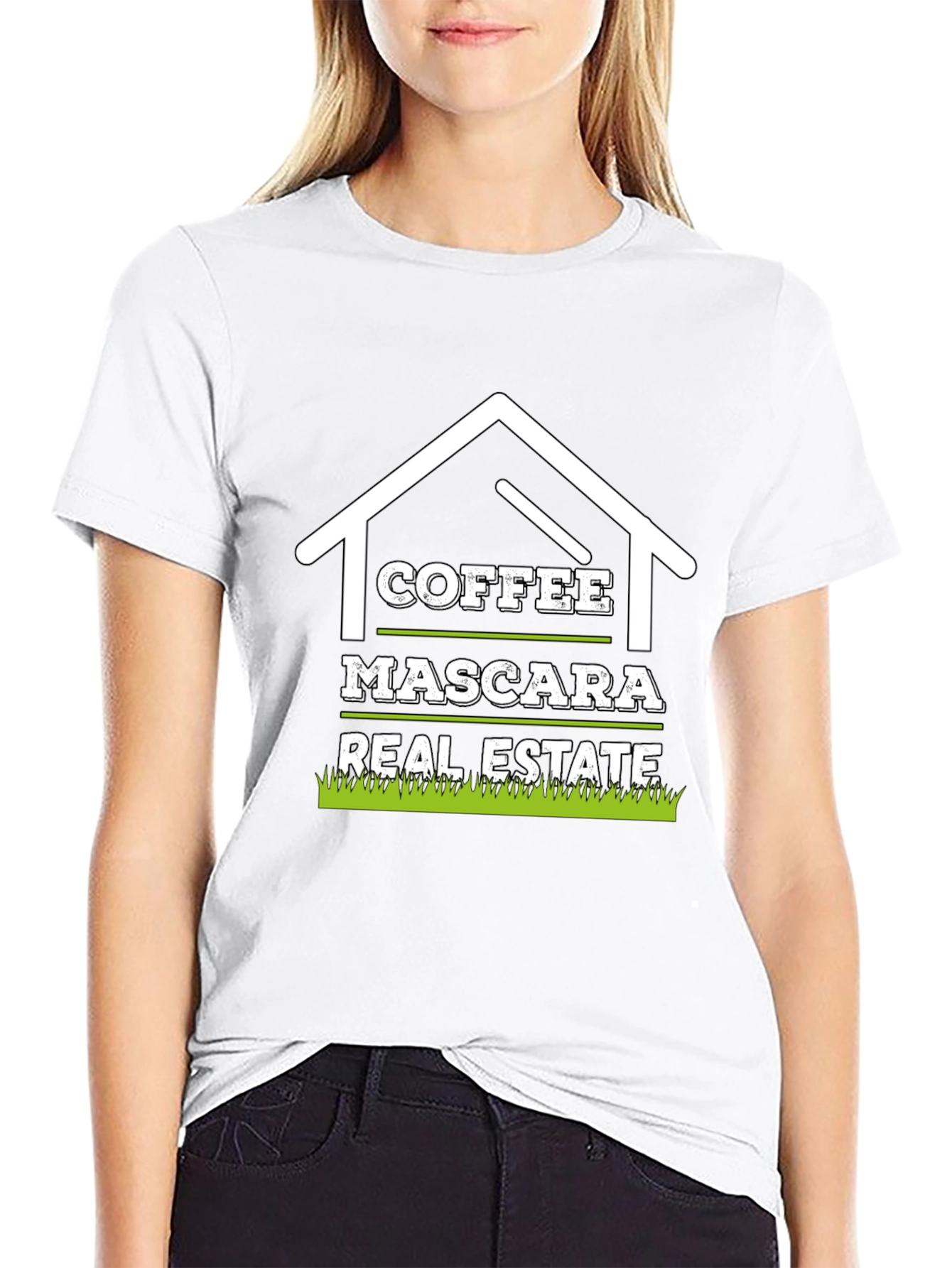 Coffee Mascara Real Estate T-Shirt