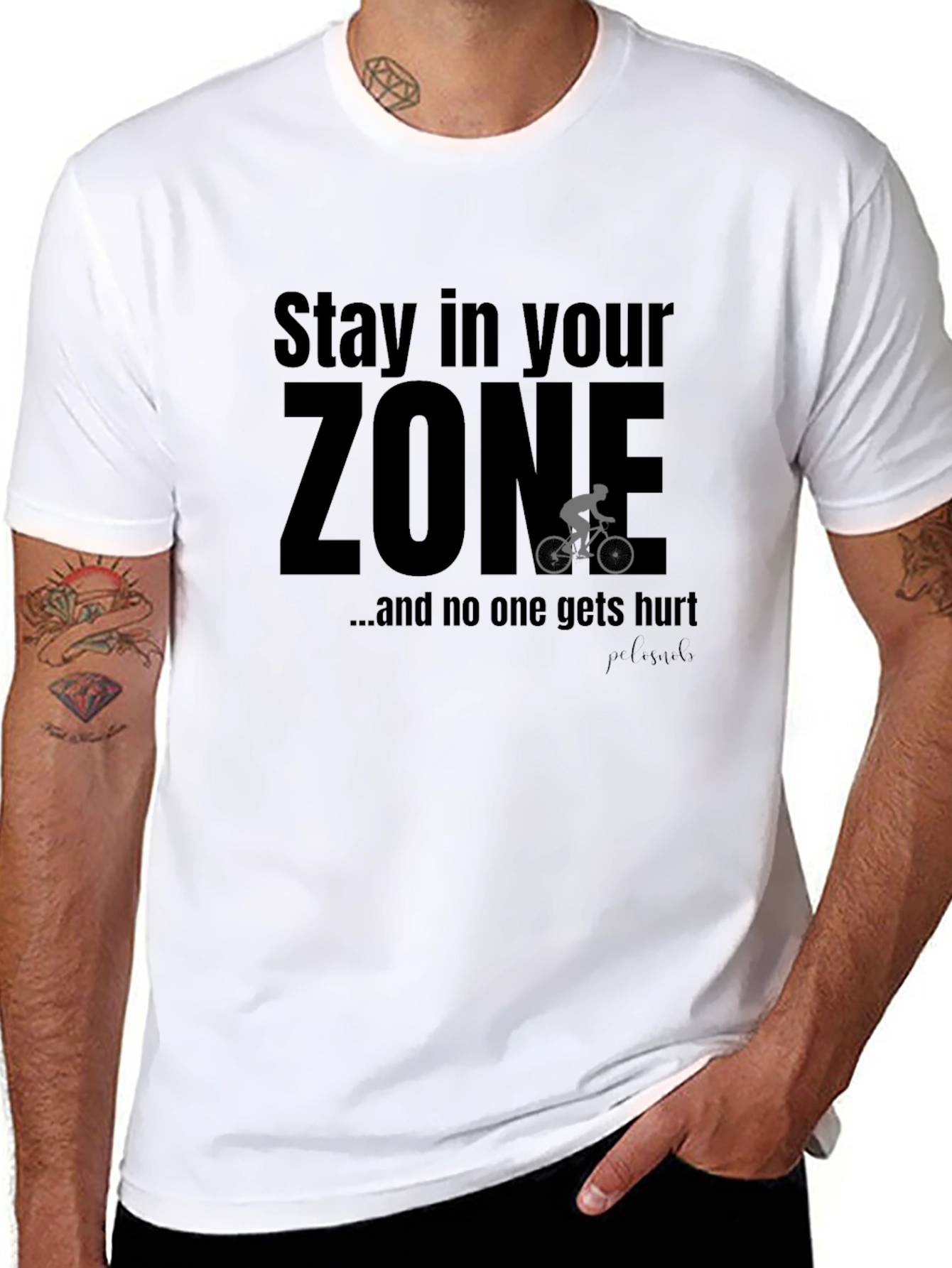 Stay in Your Zone T-Shirt - Cycling Edition