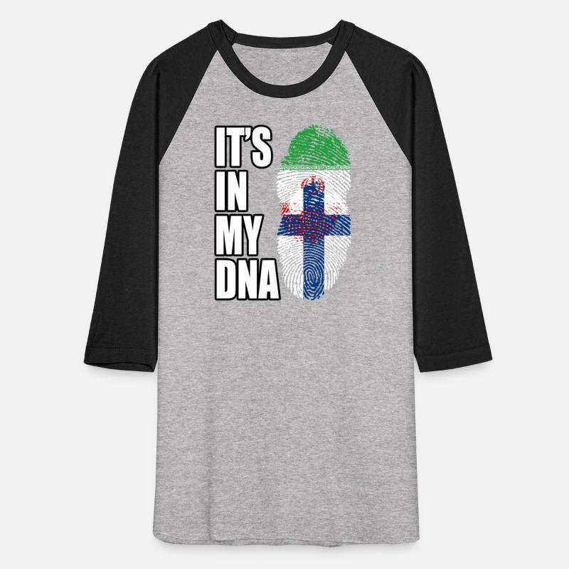 Iranian And Finland Mix Heritage DNA Flag