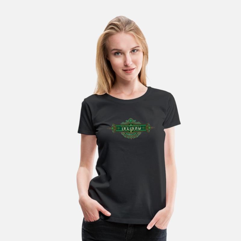 IRELAND SHAMROCK LUCK VICTORIAN Design