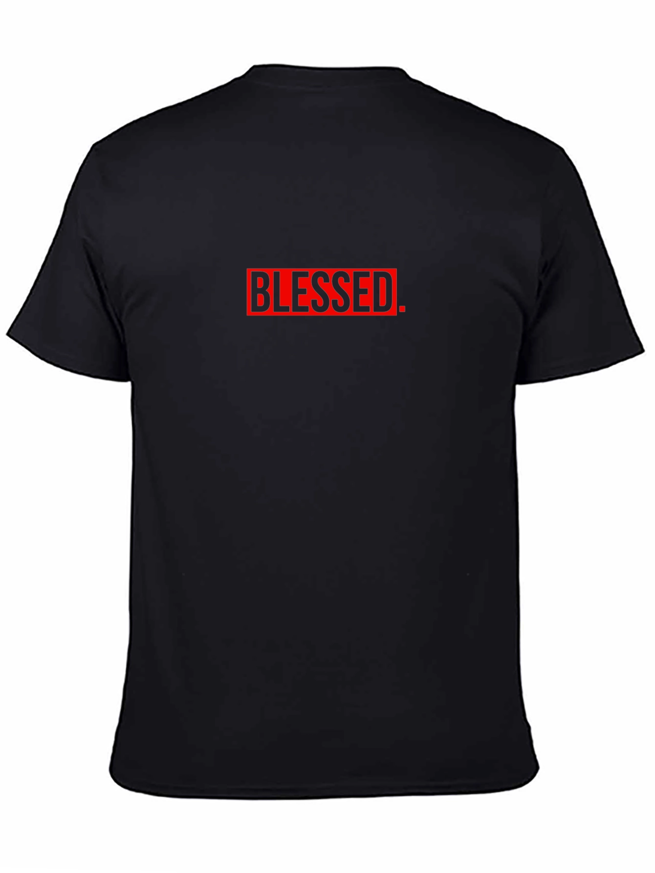 Blessed Graphic Tee - Stylish Black Cotton T-Shirt