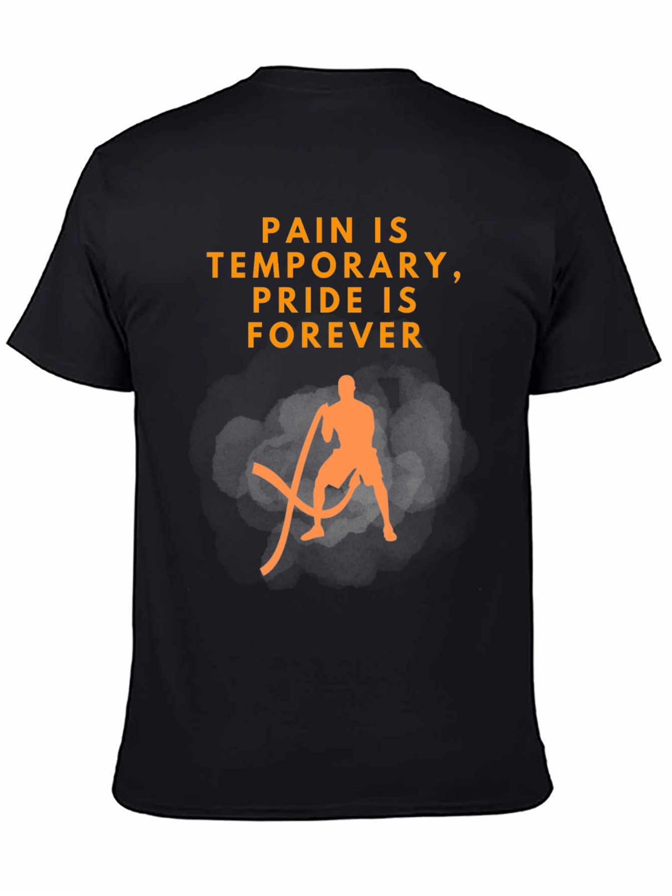 Motivational Workout T-Shirt: Pain is Temporary Pride