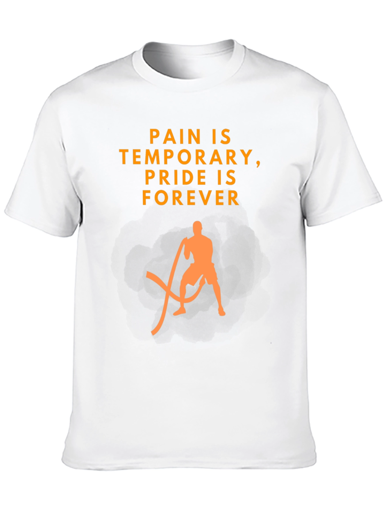 Motivational Workout T-Shirt: Pain is Temporary Pride