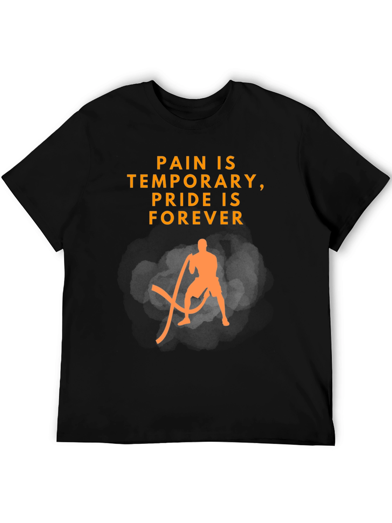 Motivational Workout T-Shirt: Pain is Temporary Pride