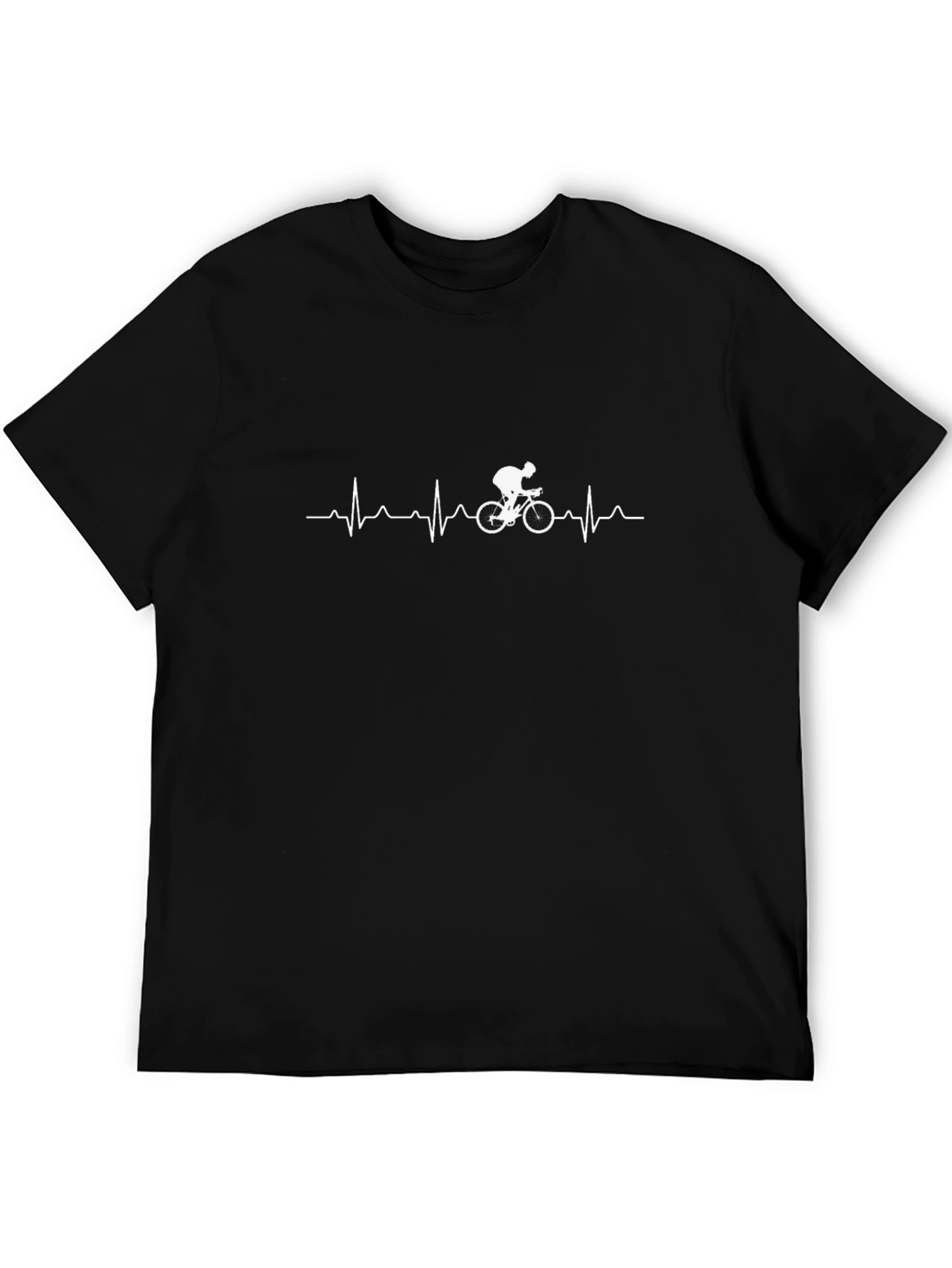 Cycling Heartbeat T-Shirt - Ride Your Passion!
