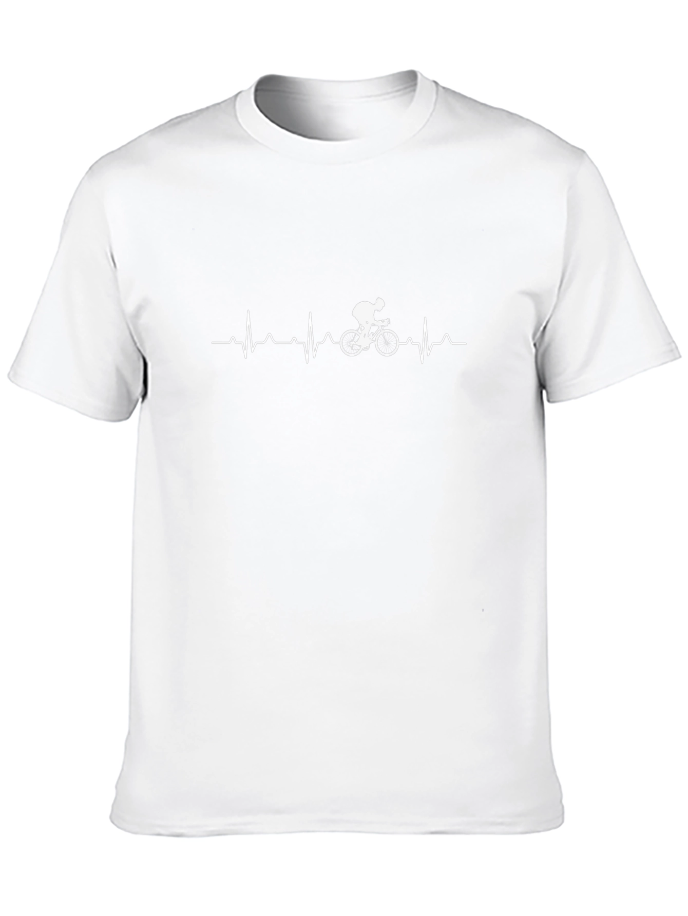 Cycling Heartbeat T-Shirt - Ride Your Passion!