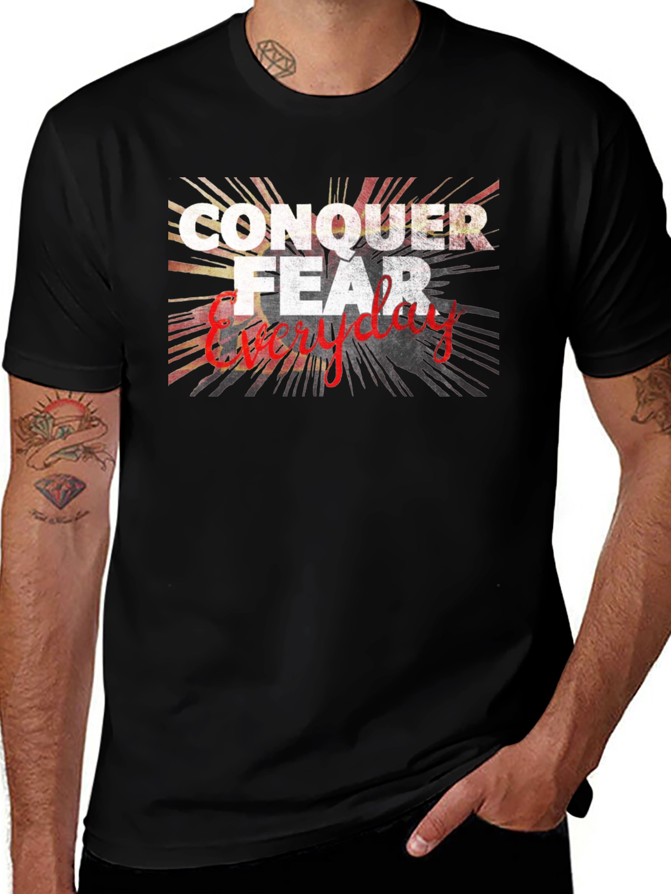 Conquer Fear Everyday Graphic Tee