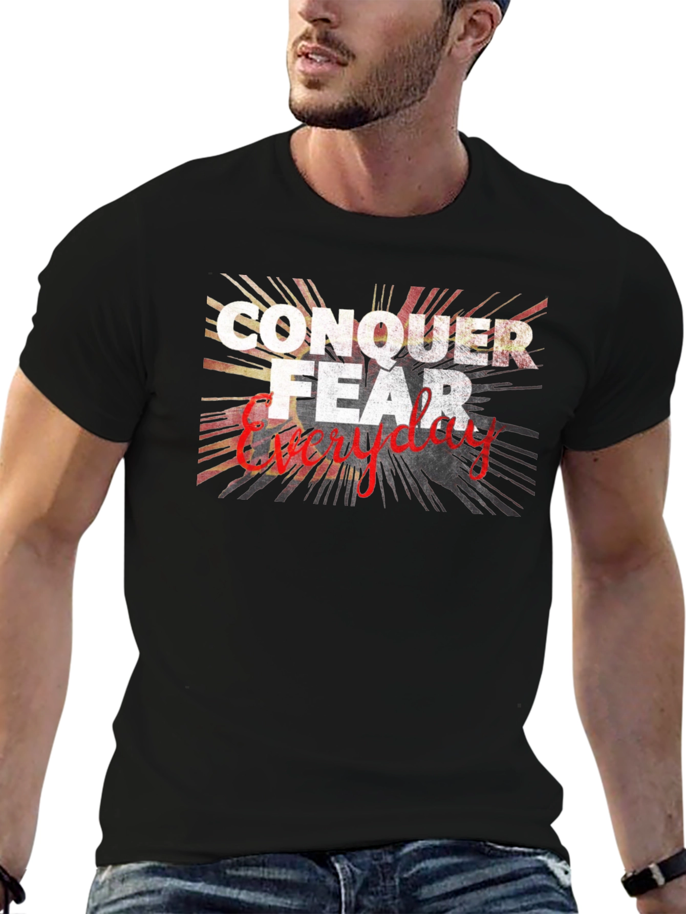 Conquer Fear Everyday Graphic Tee