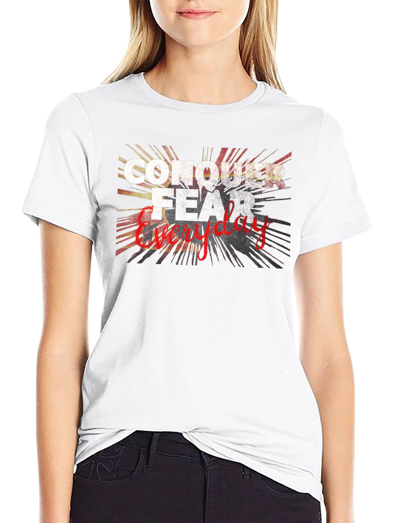Conquer Fear Everyday Graphic Tee