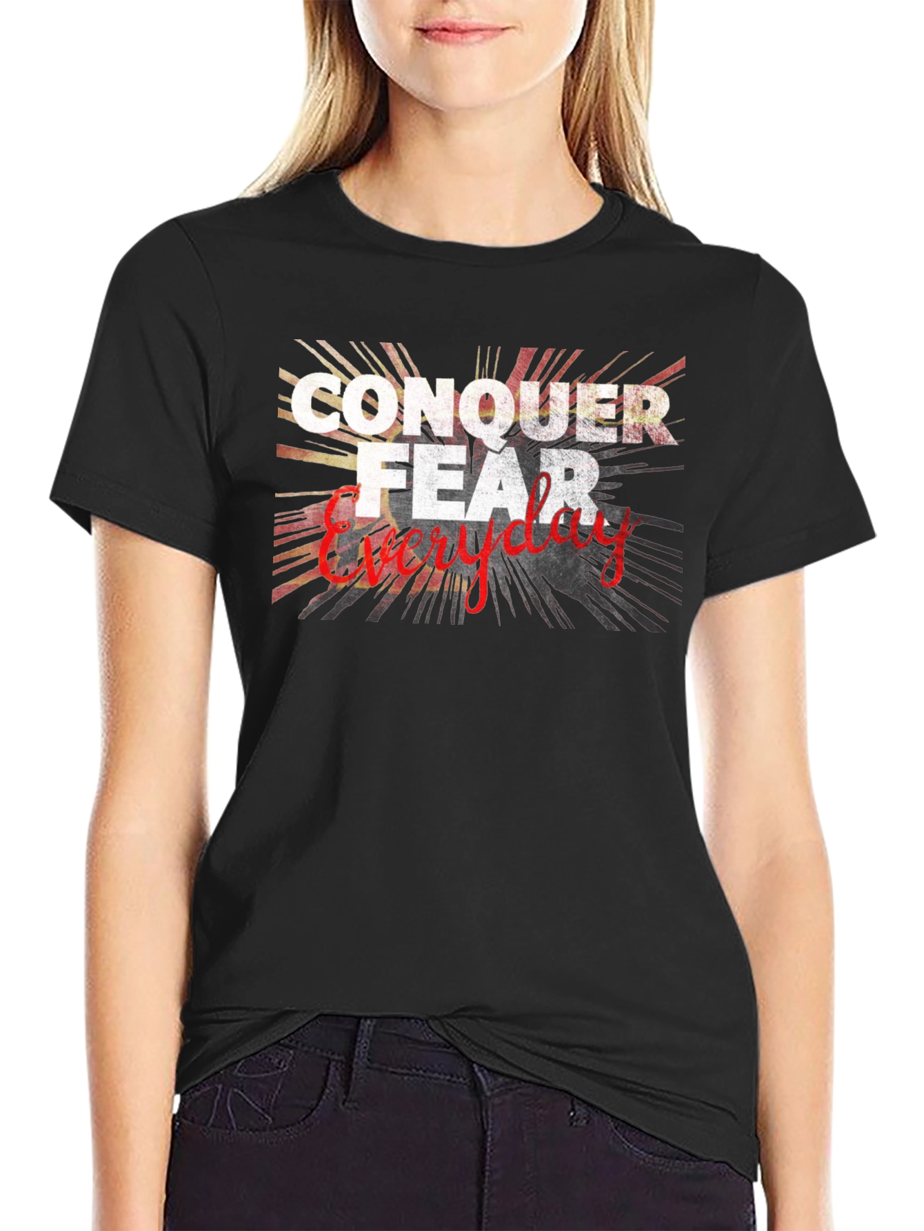 Conquer Fear Everyday Graphic Tee