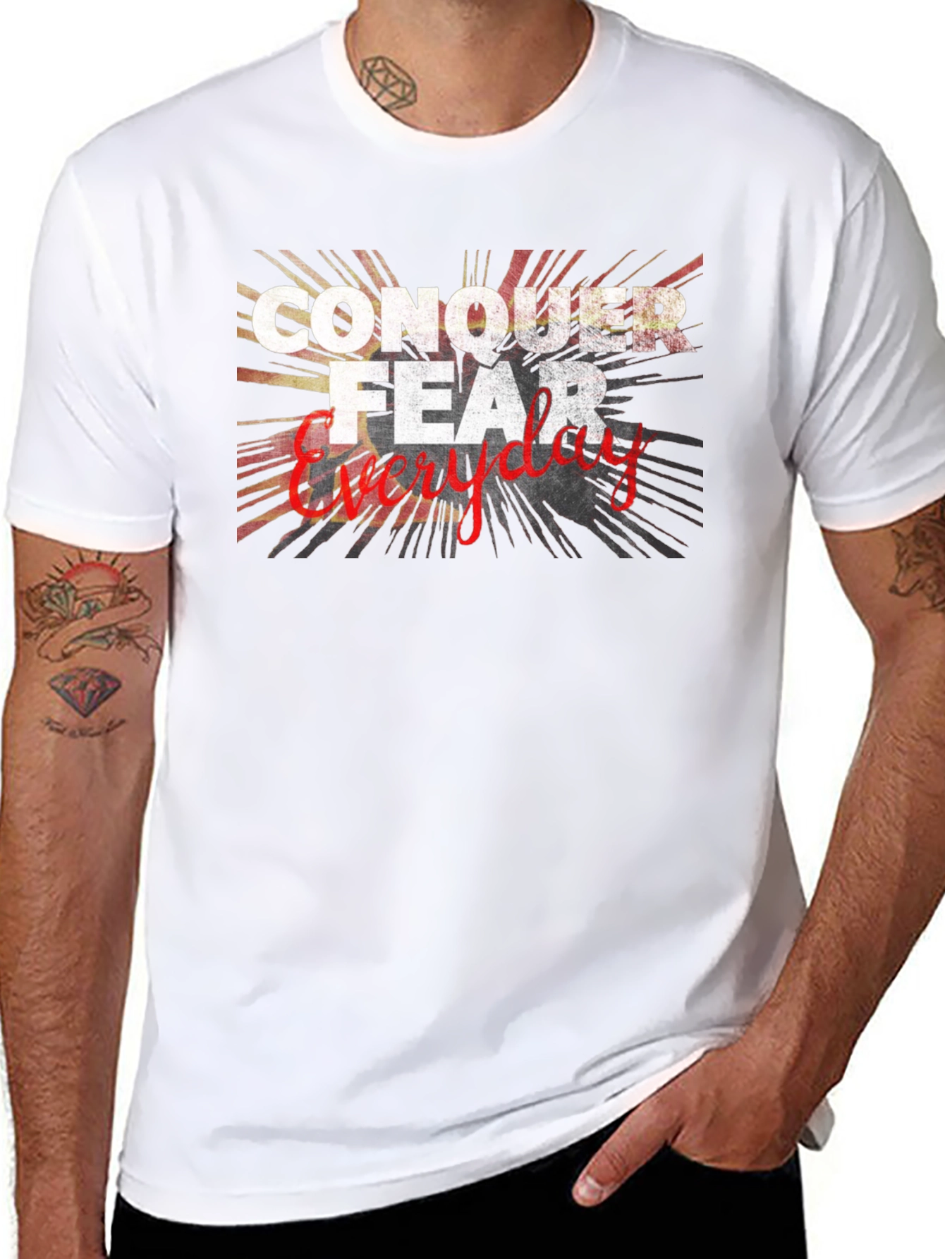 Conquer Fear Everyday Graphic Tee