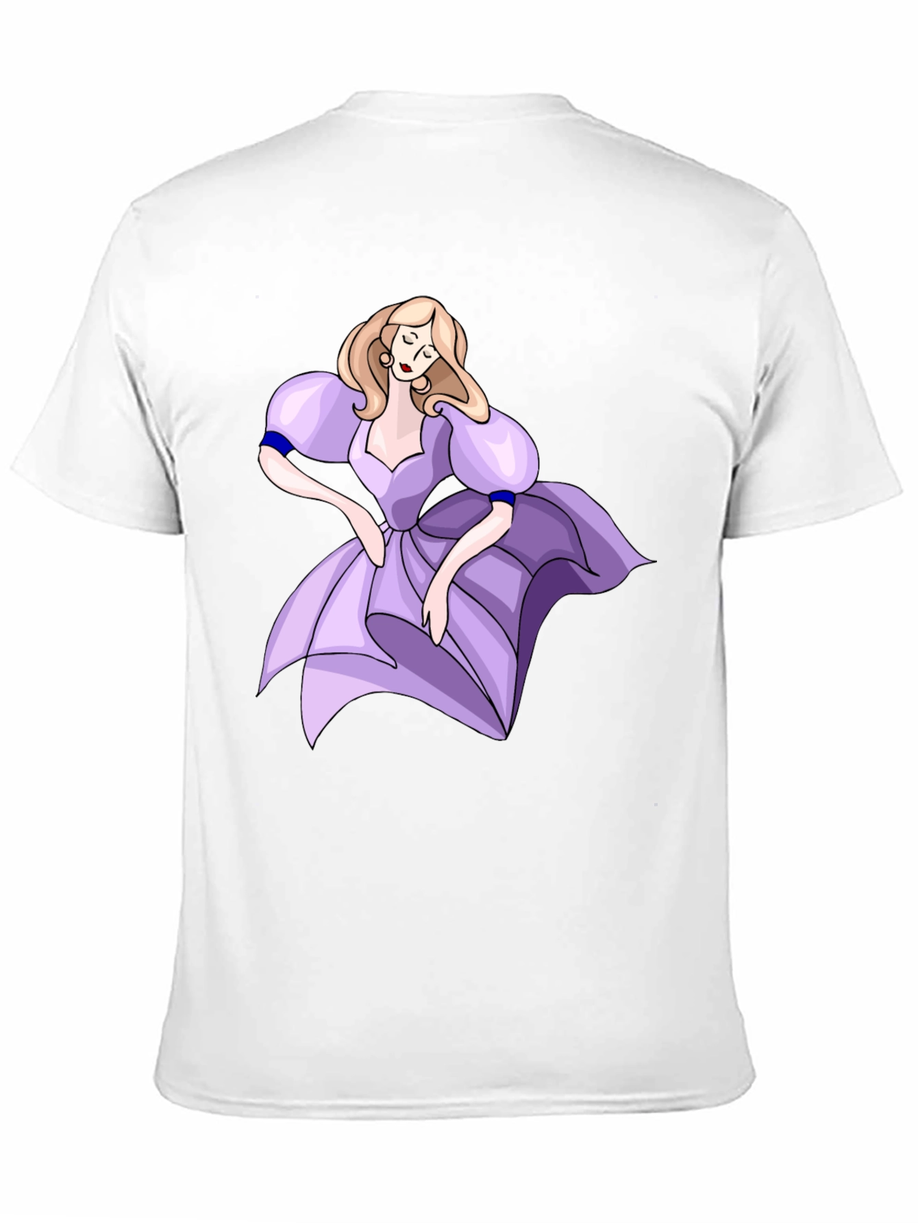 Cartoon Princess Graphic T-Shirt