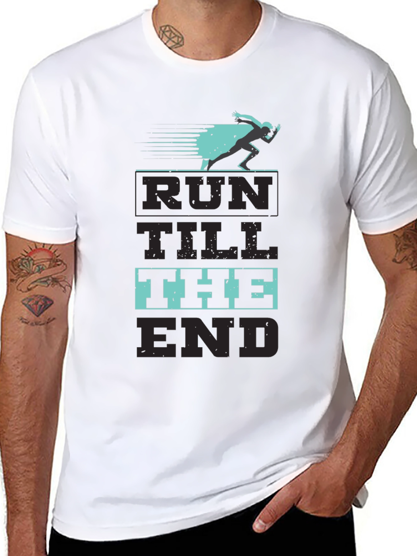 Run Till The End Graphic Tee