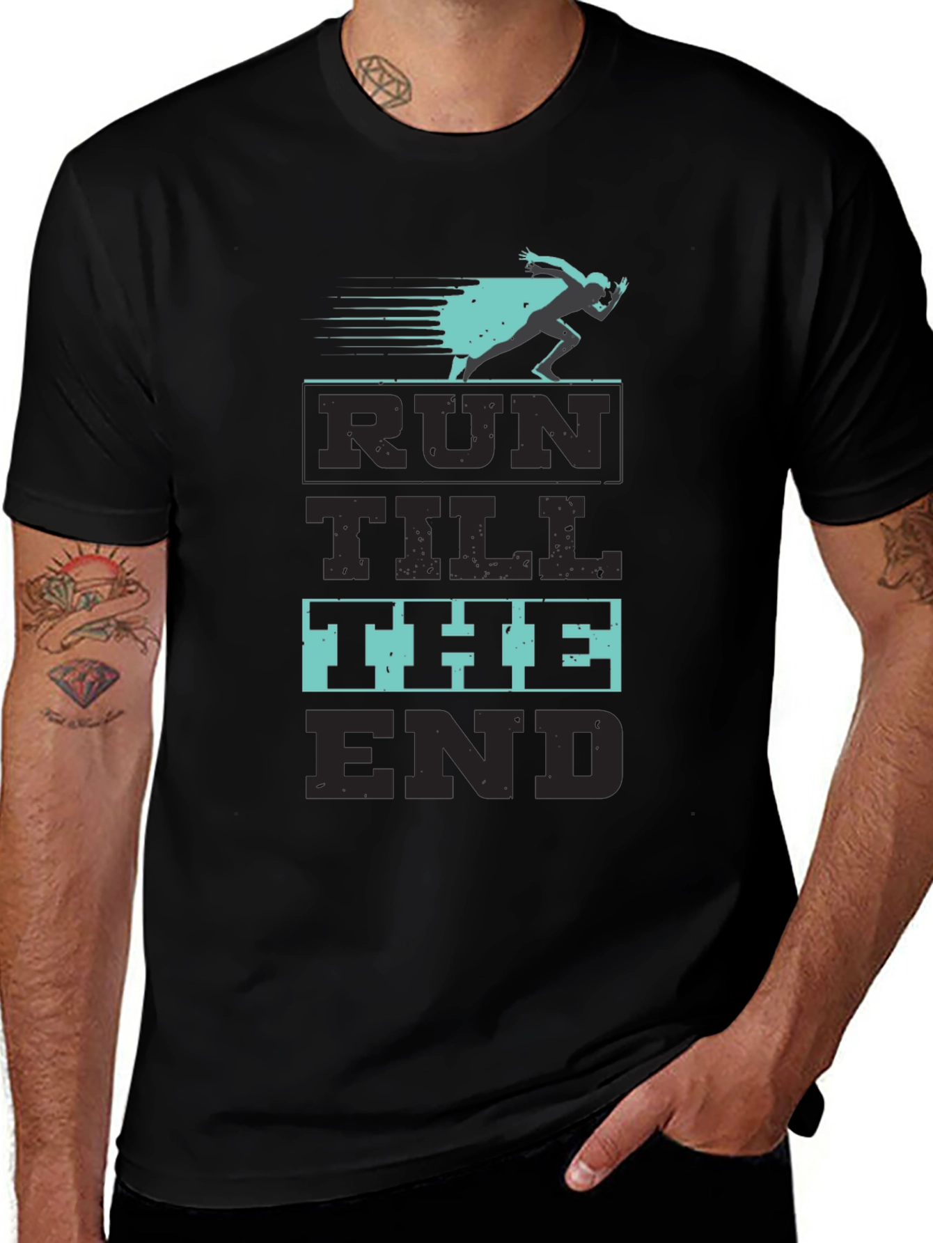 Run Till The End Graphic Tee
