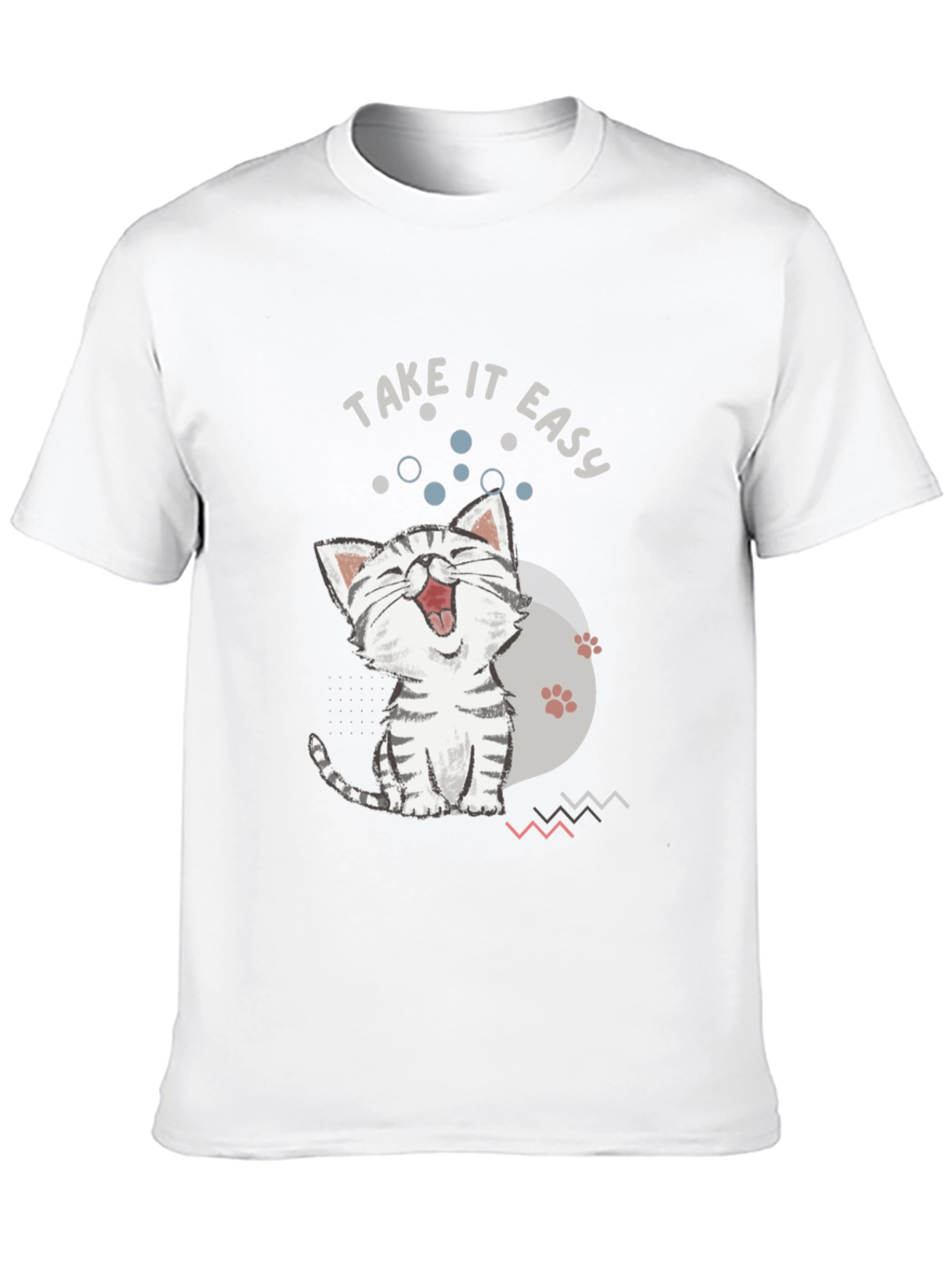 Funny Cat T-Shirt: Take It Easy Tee