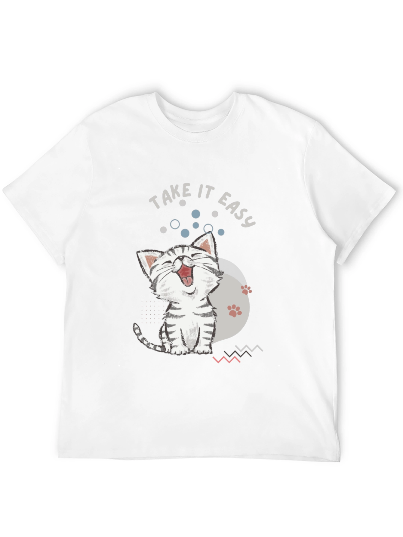 Funny Cat T-Shirt: Take It Easy Tee