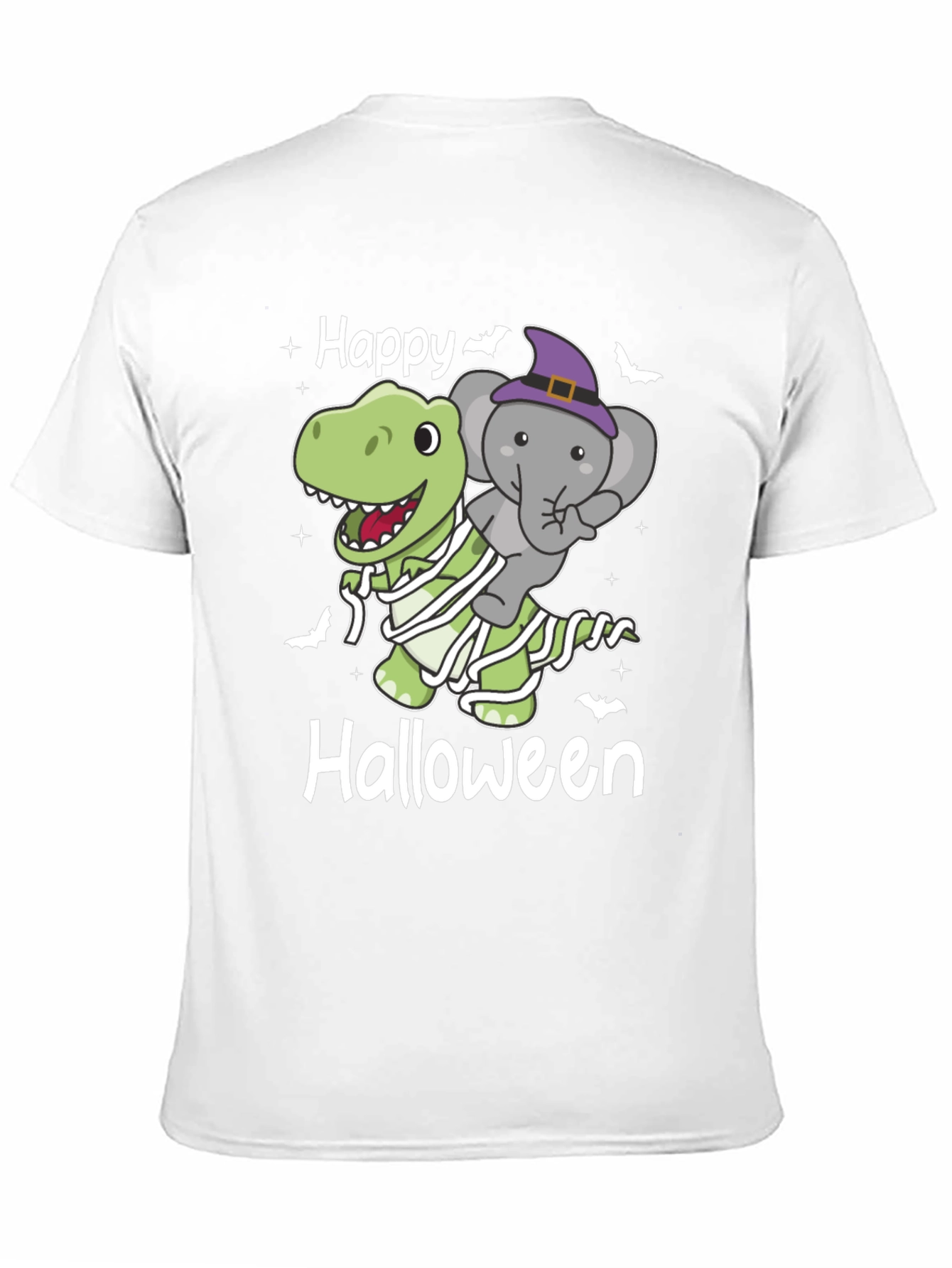 Happy Halloween Dinosaur & Elephant T-Shirt