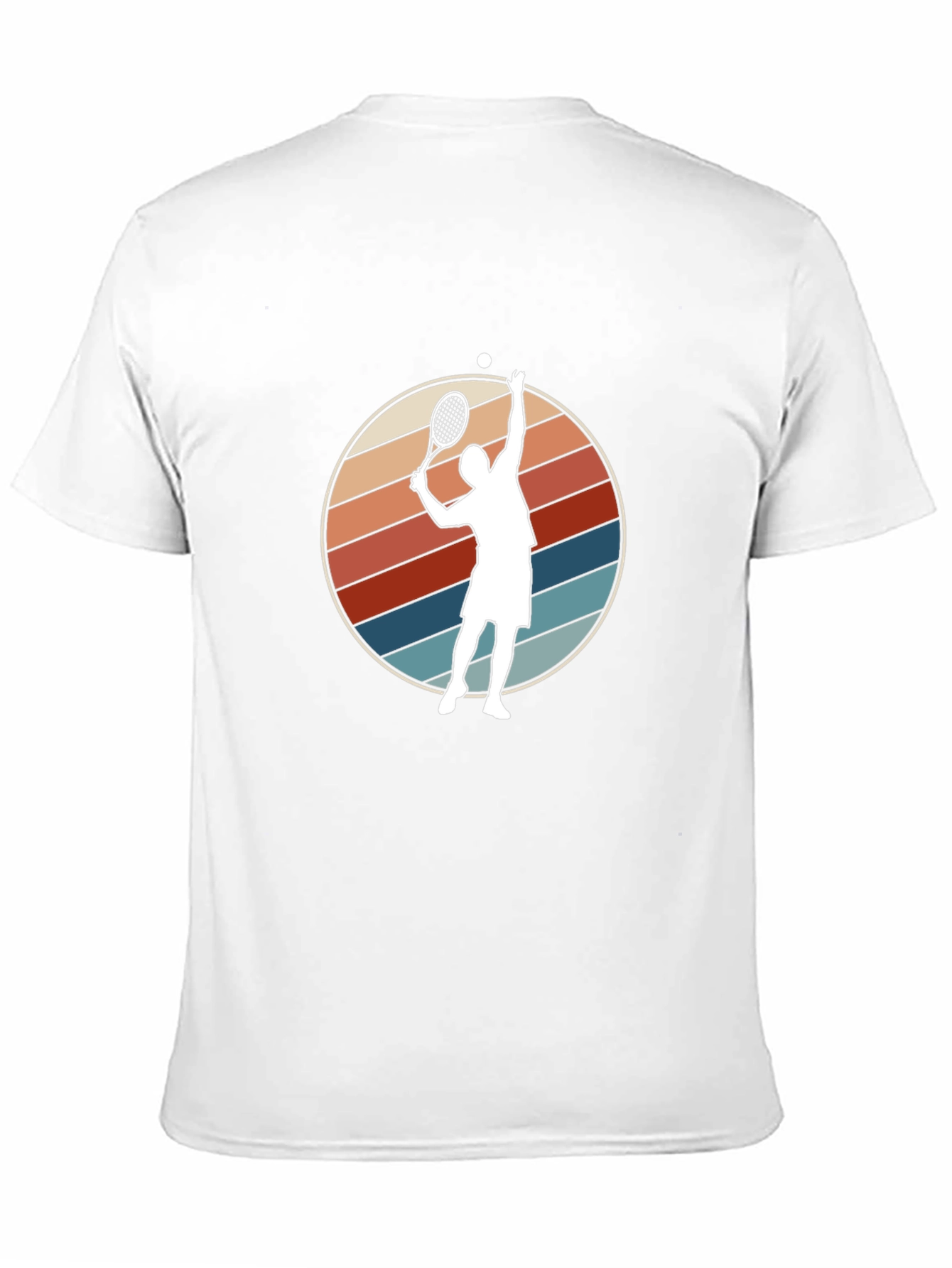 Retro Tennis Player Graphic Tee