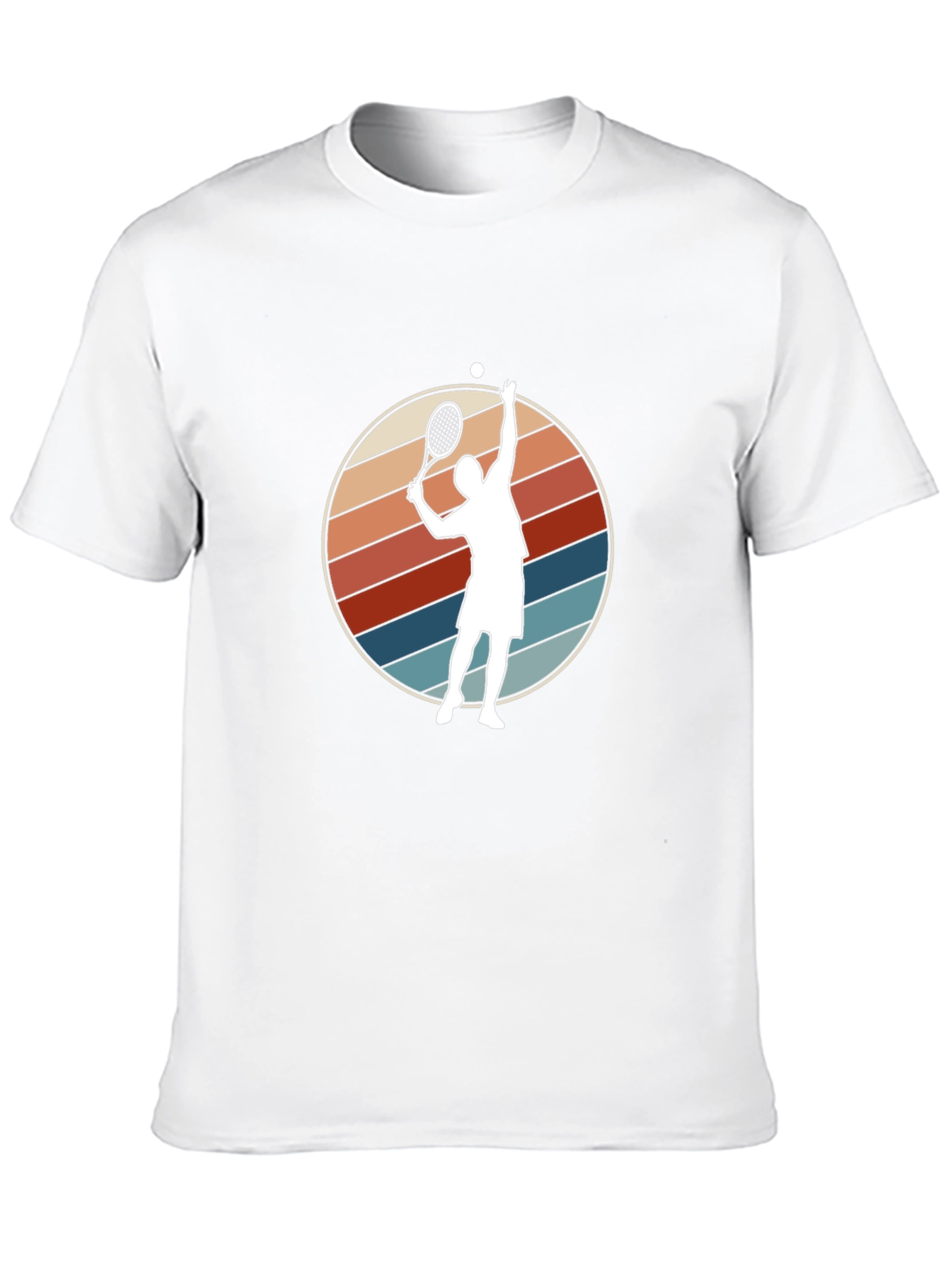 Retro Tennis Player Graphic Tee