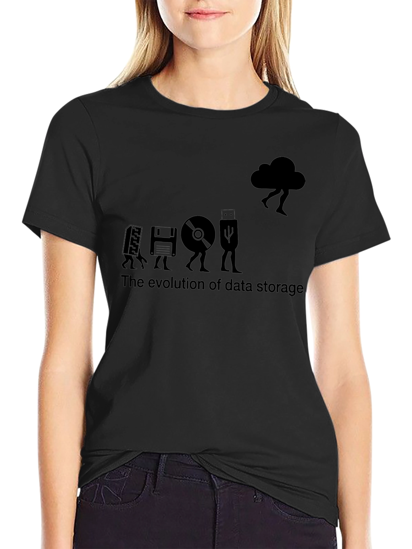 Evolution of Data Storage T-Shirt