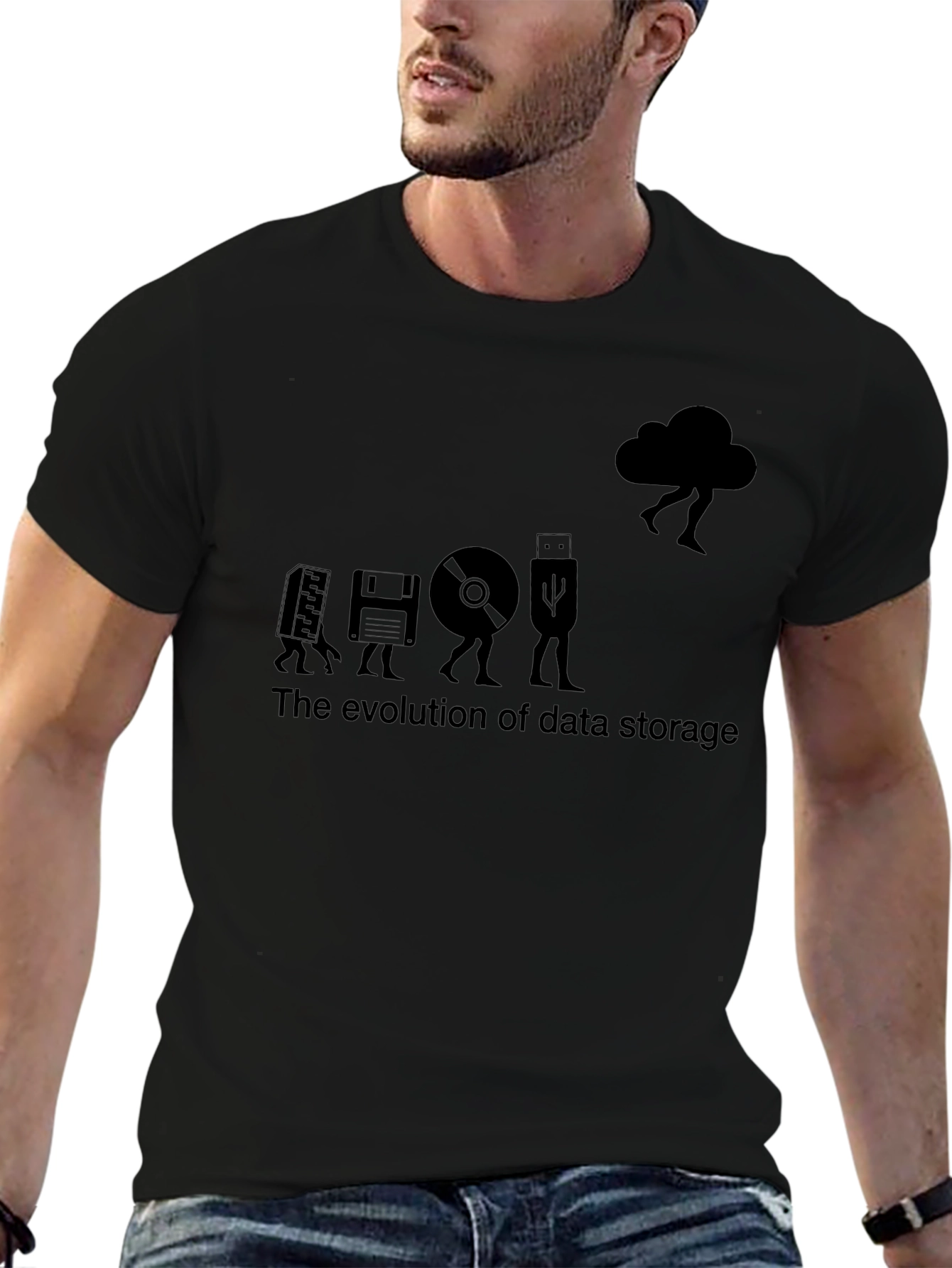 Evolution of Data Storage T-Shirt
