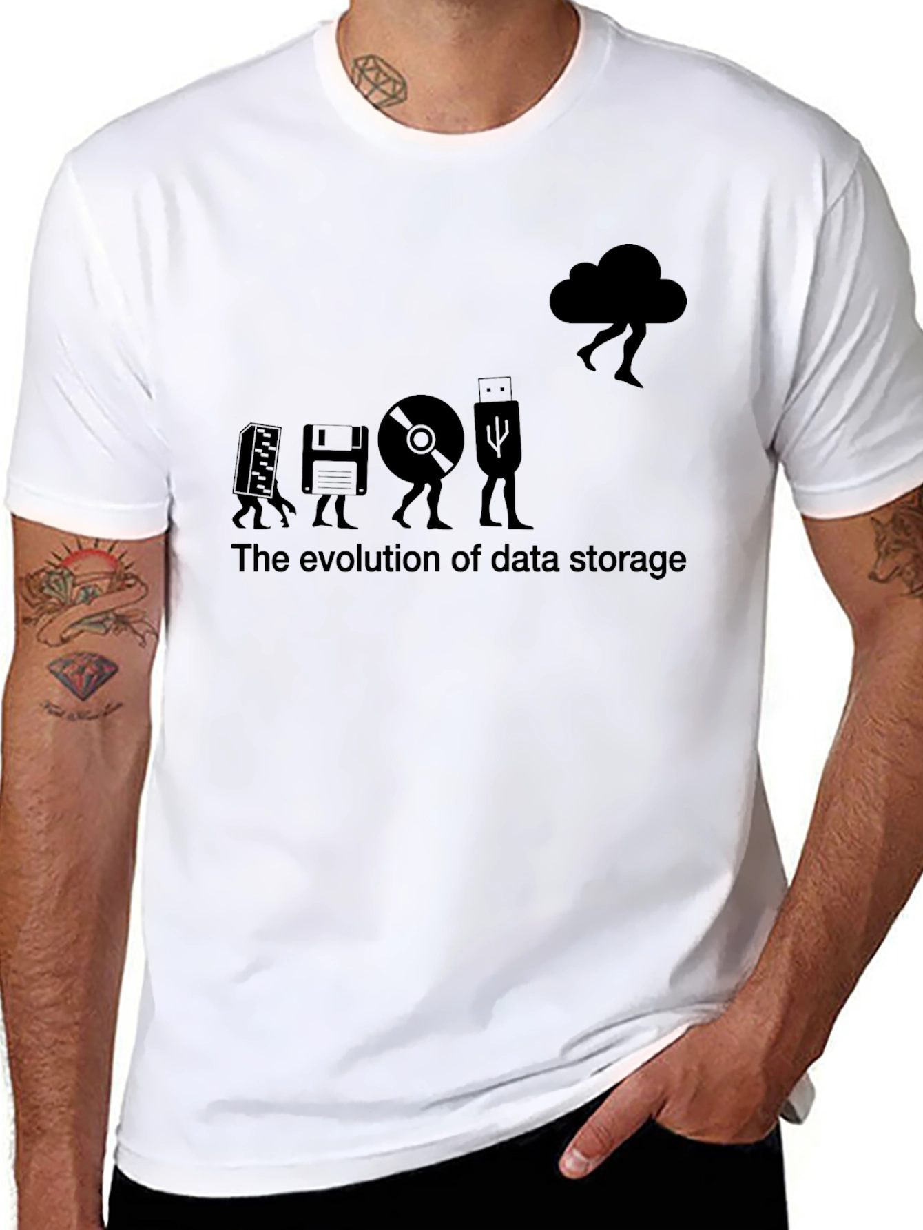 Evolution of Data Storage T-Shirt
