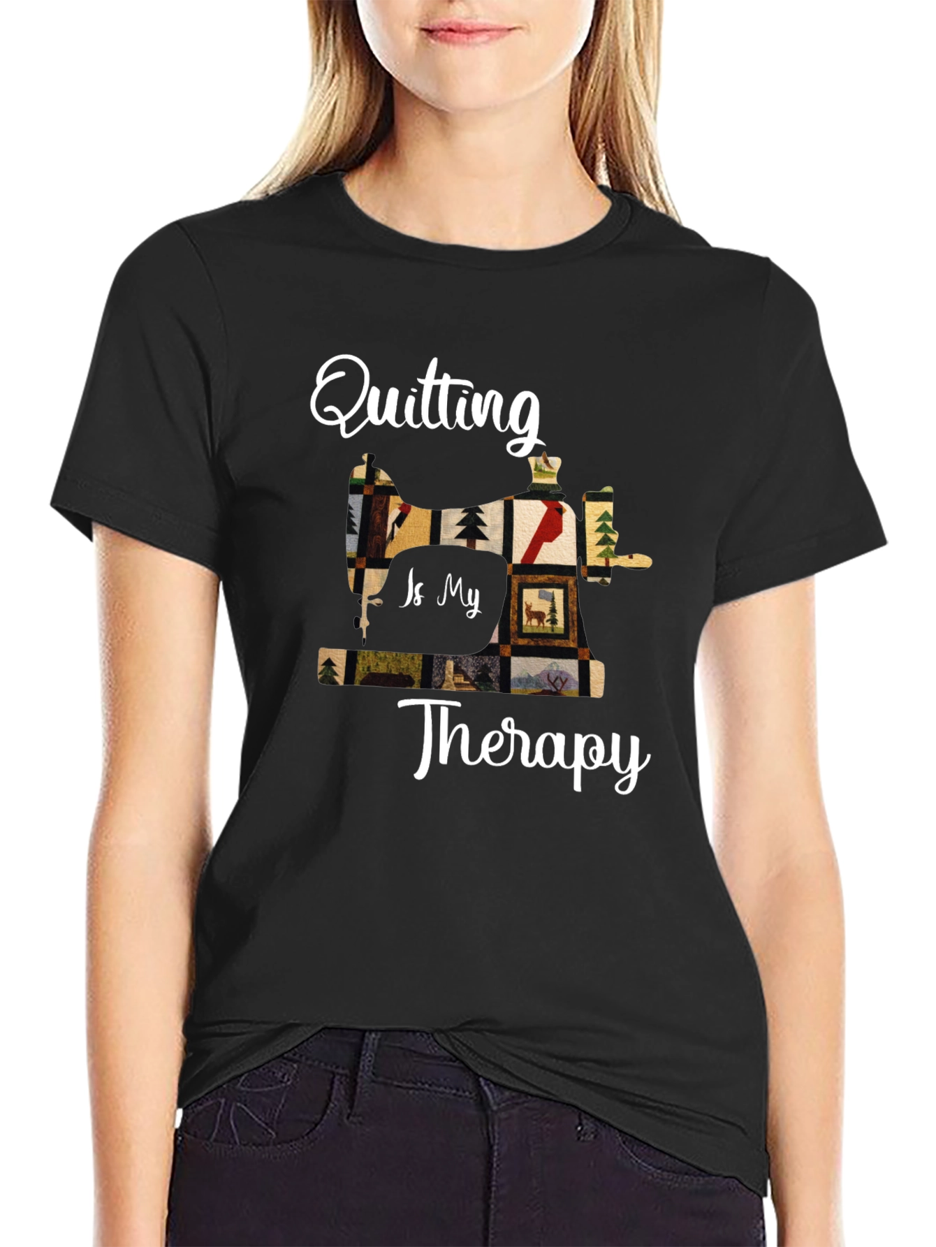 Quitting is My Therapy Sewing T-Shirt