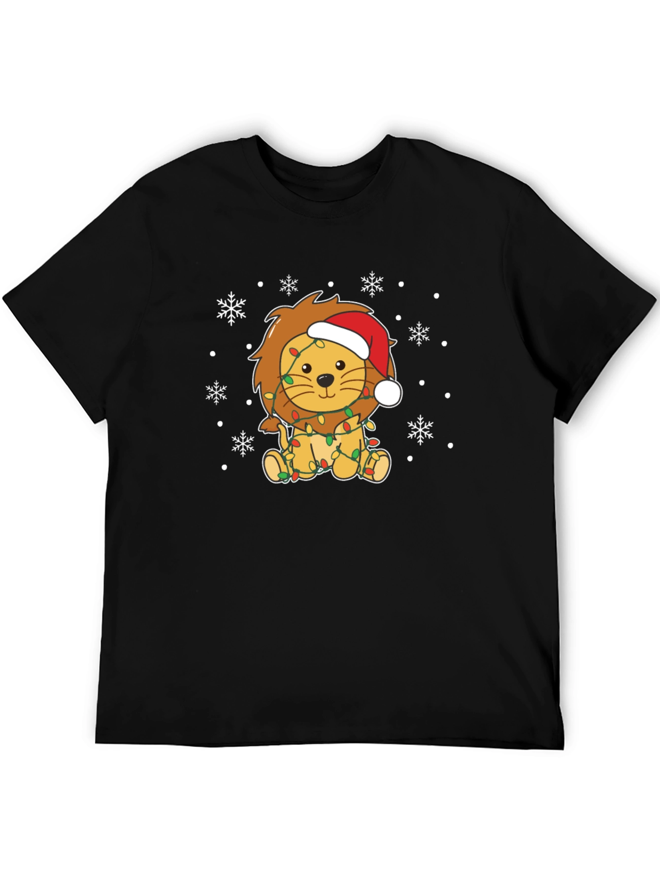 Festive Lion Christmas T-Shirt