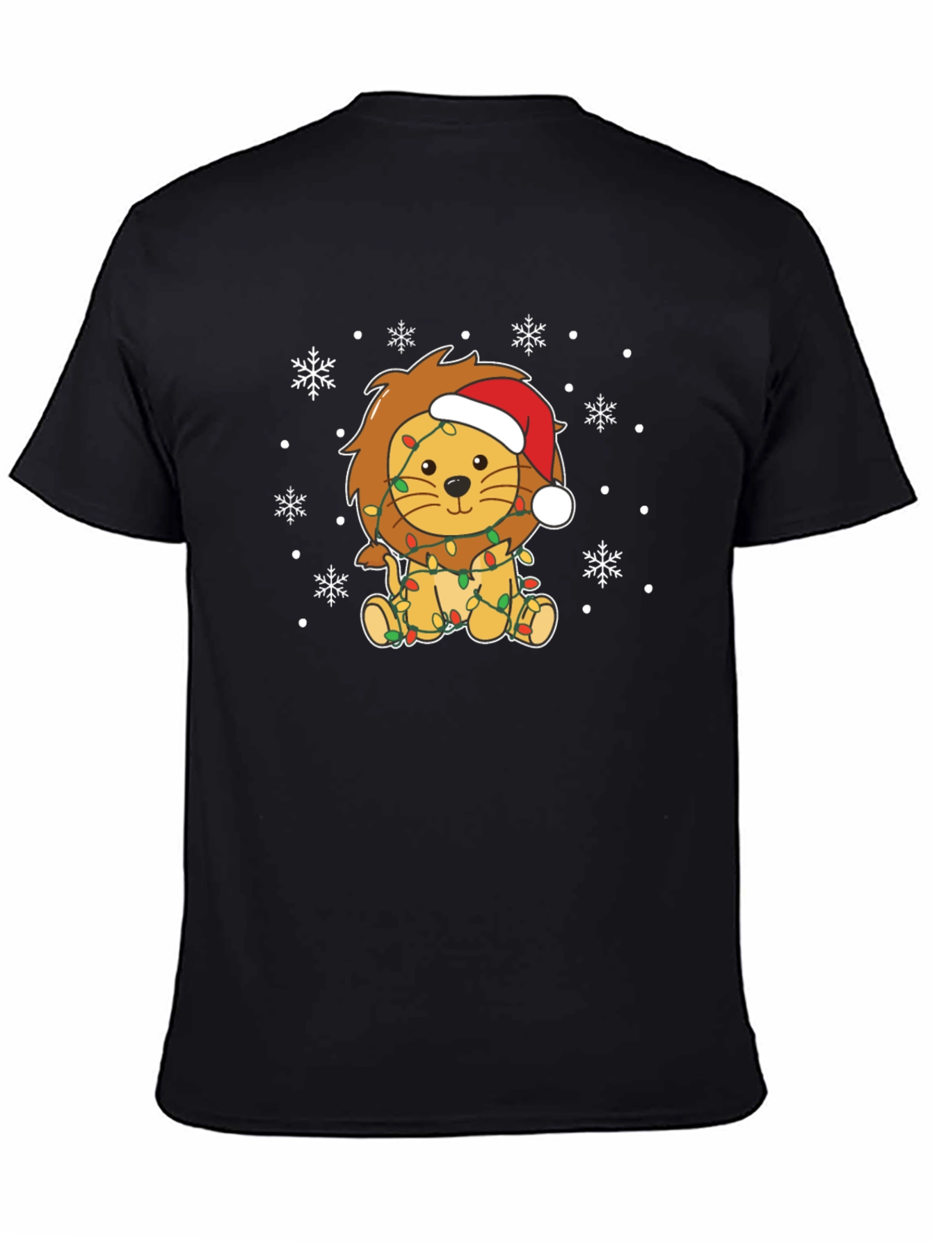 Festive Lion Christmas T-Shirt